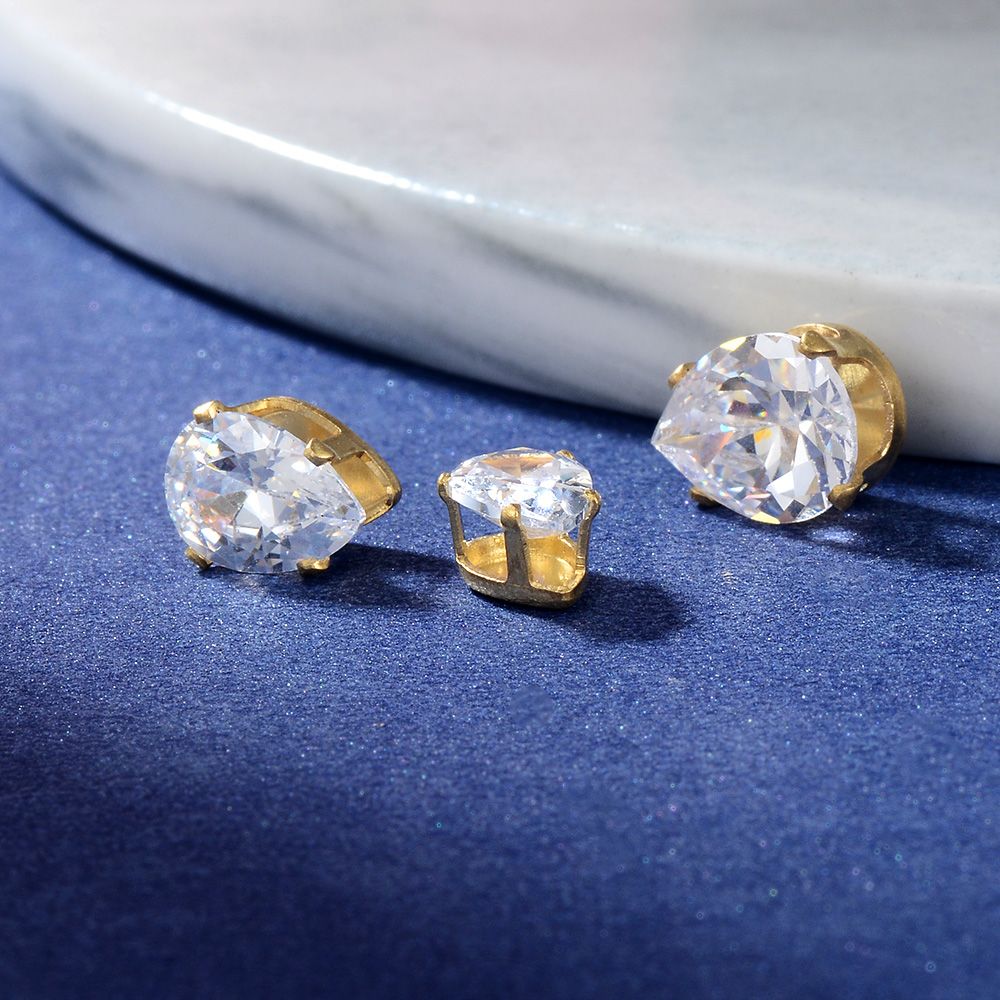 5*7mm teardrop crystal zircon