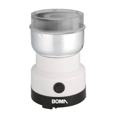 Boma brand household mini coffee grinder, stainless steel coffee bean grinder, powder grinder, two-color electrical appliances details Picture
