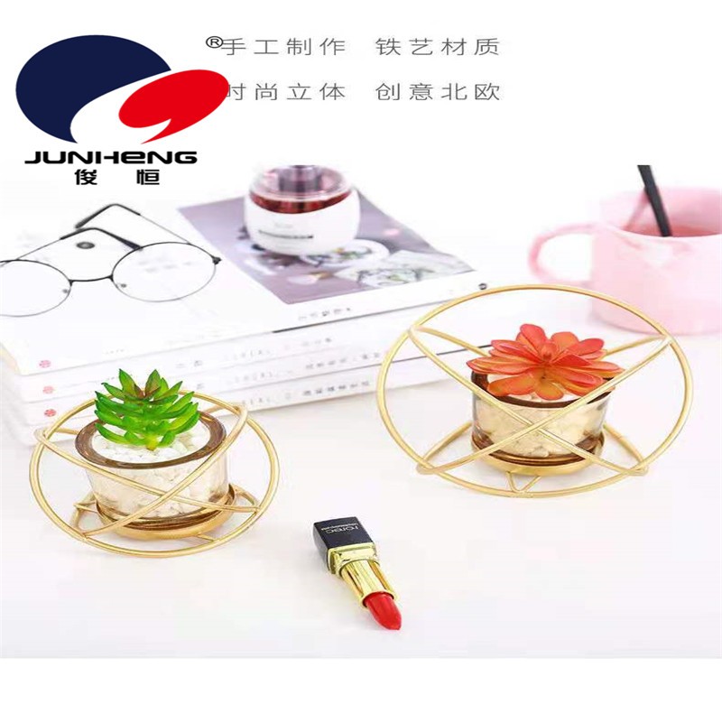 北欧仿真绿植假花多肉植物小盆栽ins摆设创意桌面书柜摆件装饰品详情图3