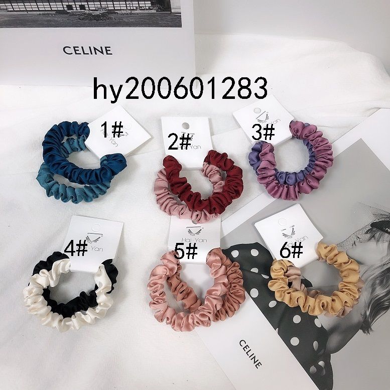 撞色组合小发圈