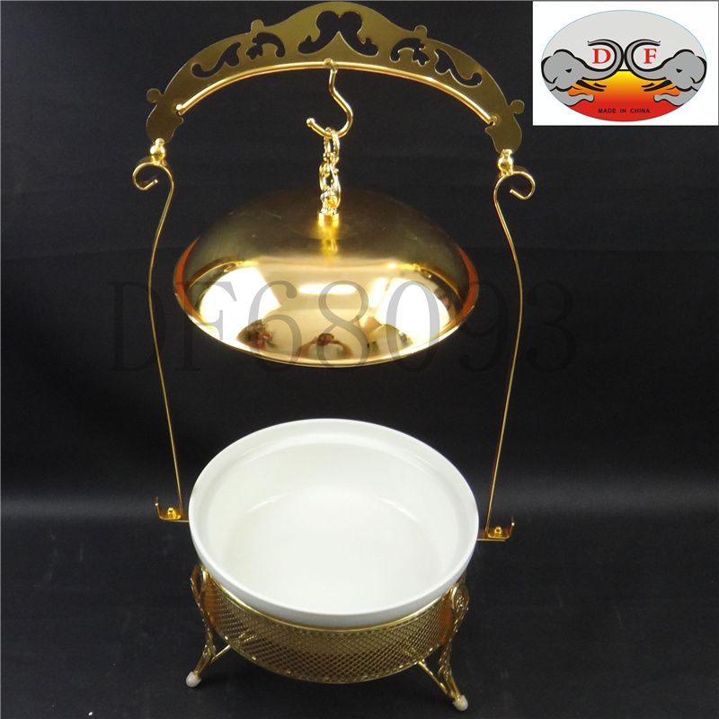 DF68093 Golden alcohol stove Kitchen for hotel supplies DF Trading House