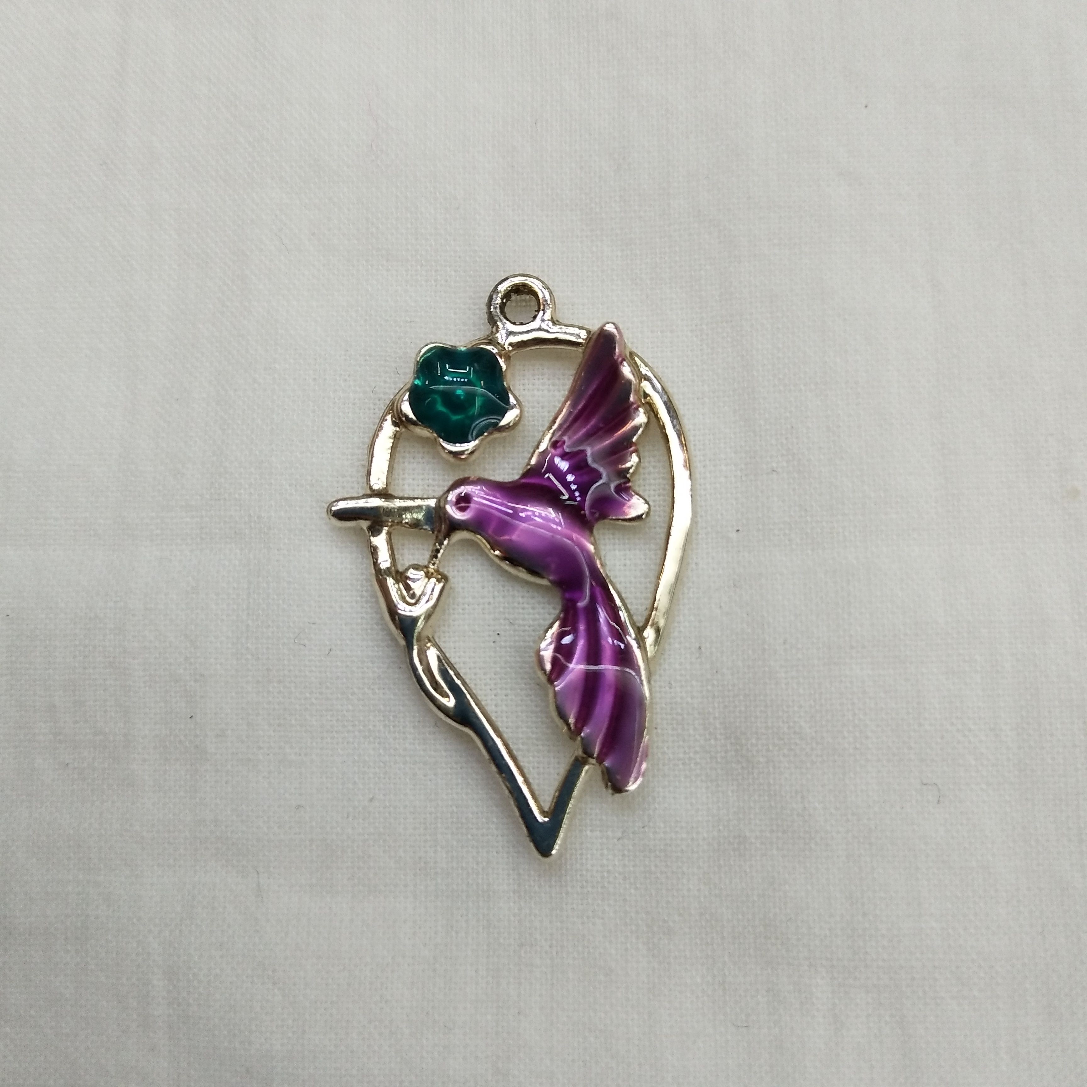 DIY hecho a mano accesorios accesorios aleación simple simple gota de aceite de dibujos animados colgante ornamentación auricular (100ps/ pack) gota de aceite ave ave colgante