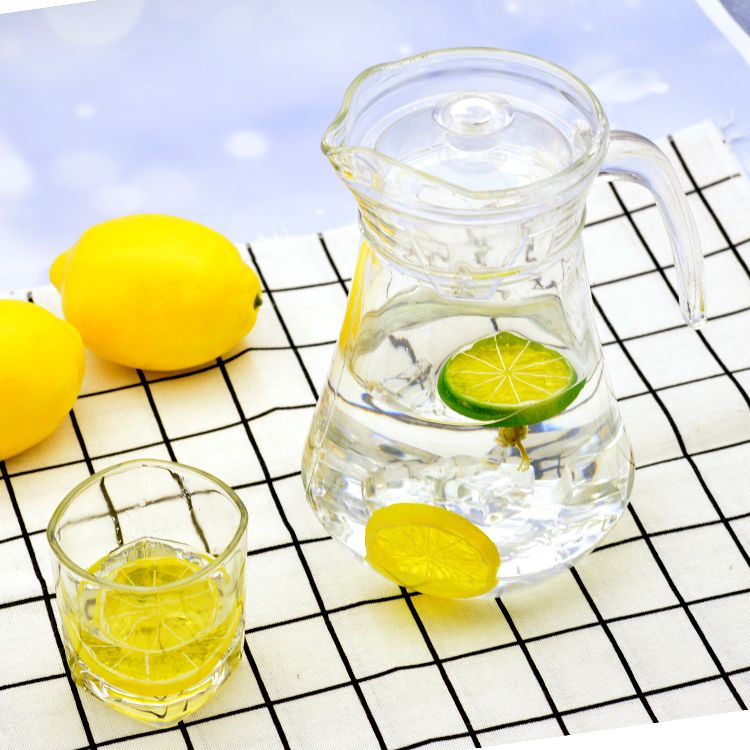 Free shipping: Household glass cold water kettle, 1.3-liter large-capacity juice juicer, hotel draft beer kettle