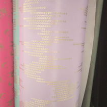Gold chain, purple