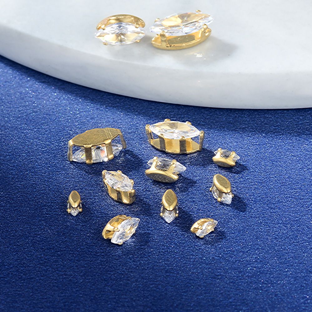7*14mm horse's eye crystal zircon 7*14mm horse's eye crystal zircon