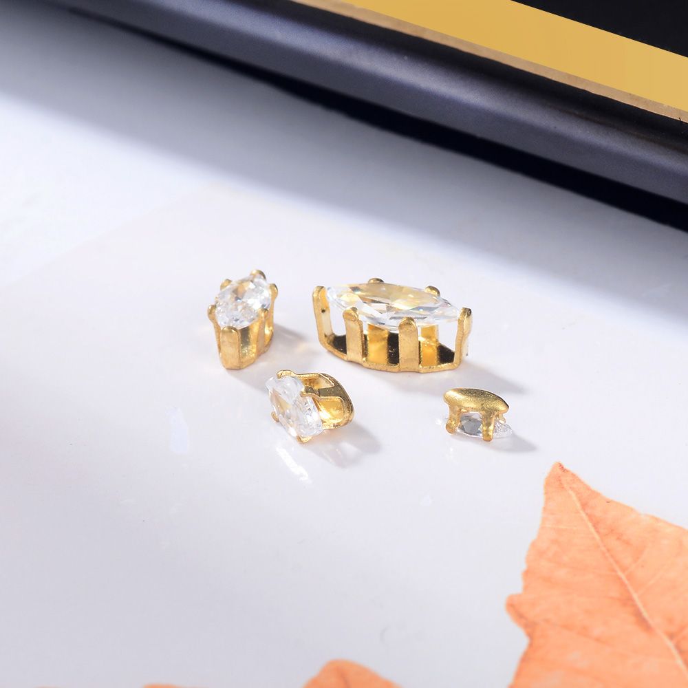 4*8mm caballo ojo cristal zircon