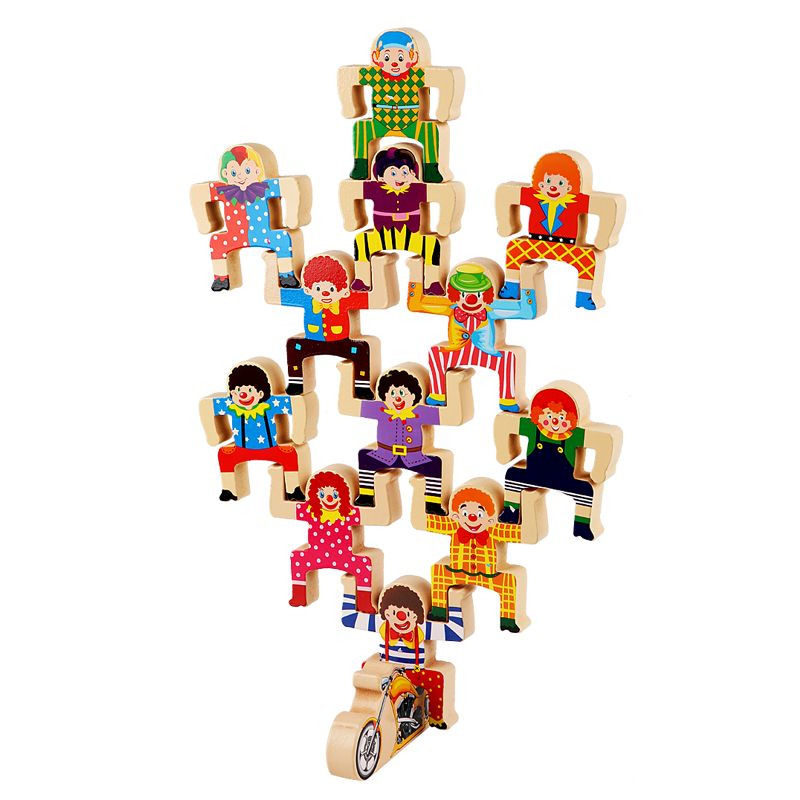 The educational balance game, the fun strongman stacking game, is highly entertaining and colorful. It helps cultivate logical thinking ability. The parent-child interactive game exercises hand-eye coordination. Early education enlightenment toys accompany you to success Application Scenario