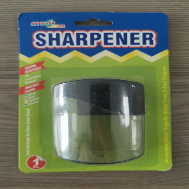 小盖帽削笔器大小孔卷笔刀单个包装