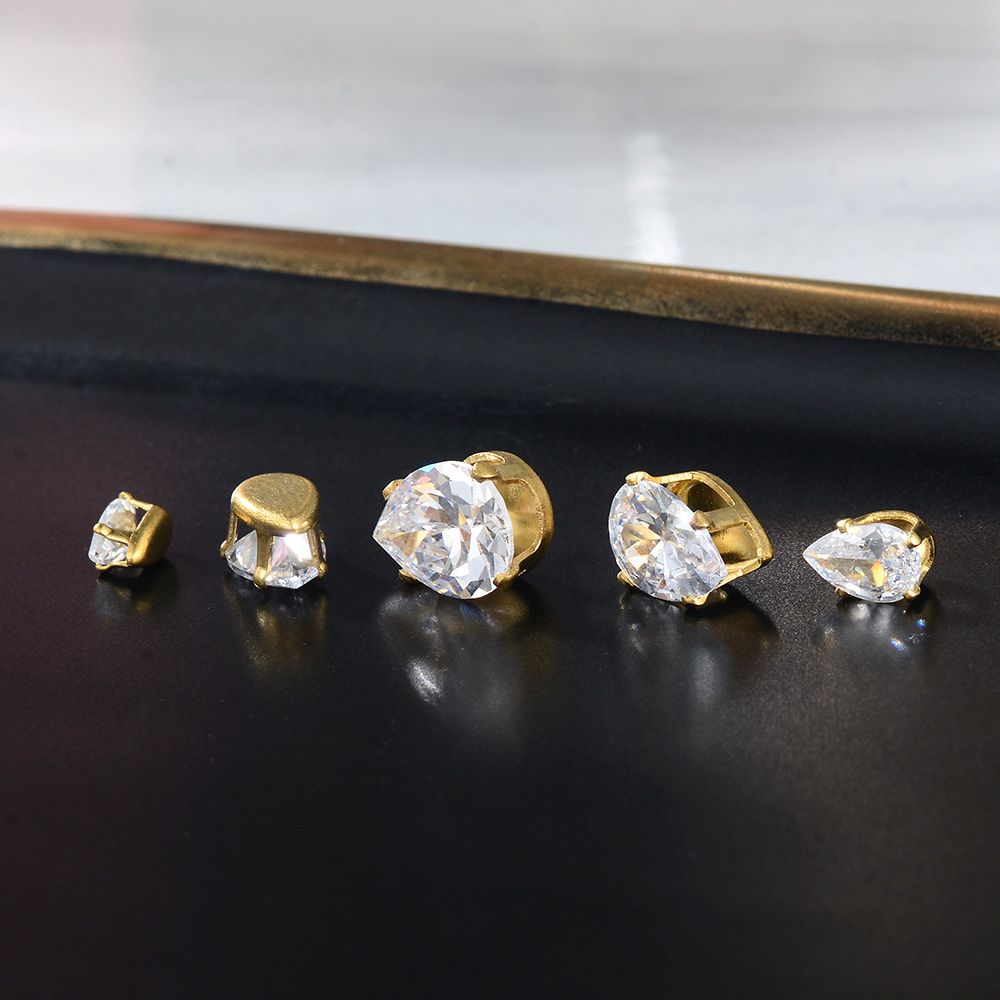 8*12mm teardrop zircon