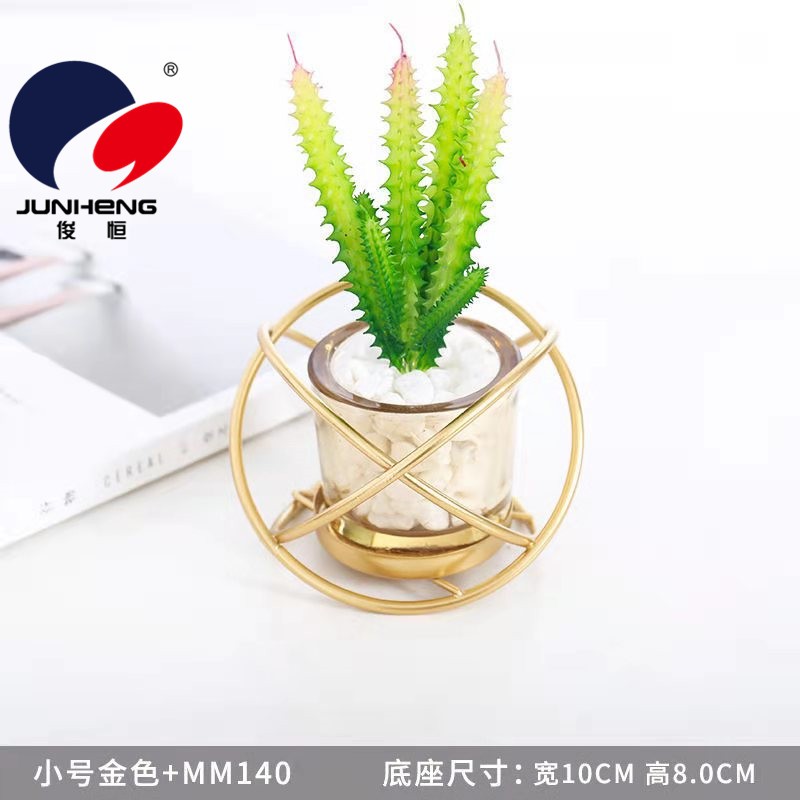 北欧仿真绿植假花多肉植物小盆栽ins摆设创意桌面书柜摆件装饰品详情图1