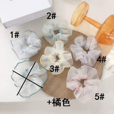 白纱彩边布圈