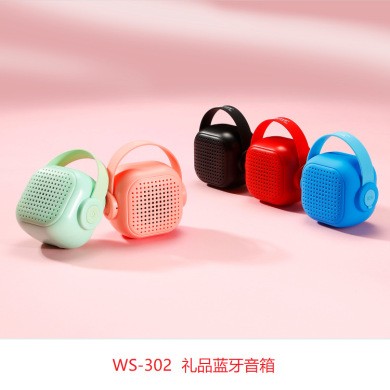 WS-302新款迷你无线蓝牙音箱户外便携式小低音炮音响详情1