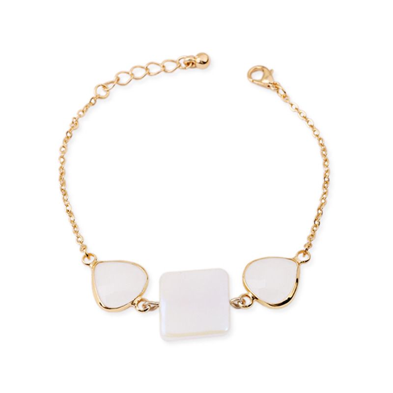 European and American fashionable resin-inlaid women's niche bracelet