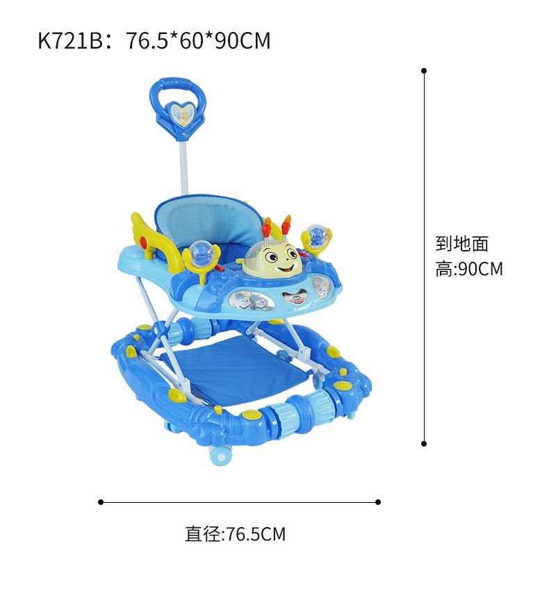 婴儿早教学步车可手推儿童学步车带音乐灯光学步车防o型腿k721详情图11