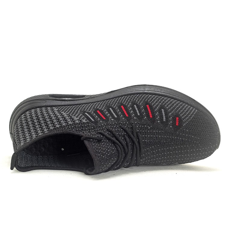 2021新款气垫飞织男鞋韩版户外跑步鞋时尚透气低帮运动鞋批发详情图11