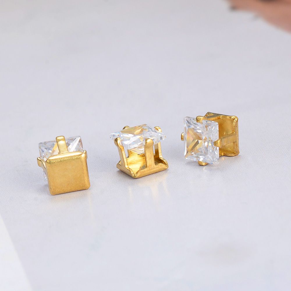 4*4 cuadrada cristal zircon