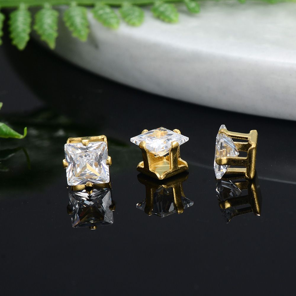 10*10mm square zircon