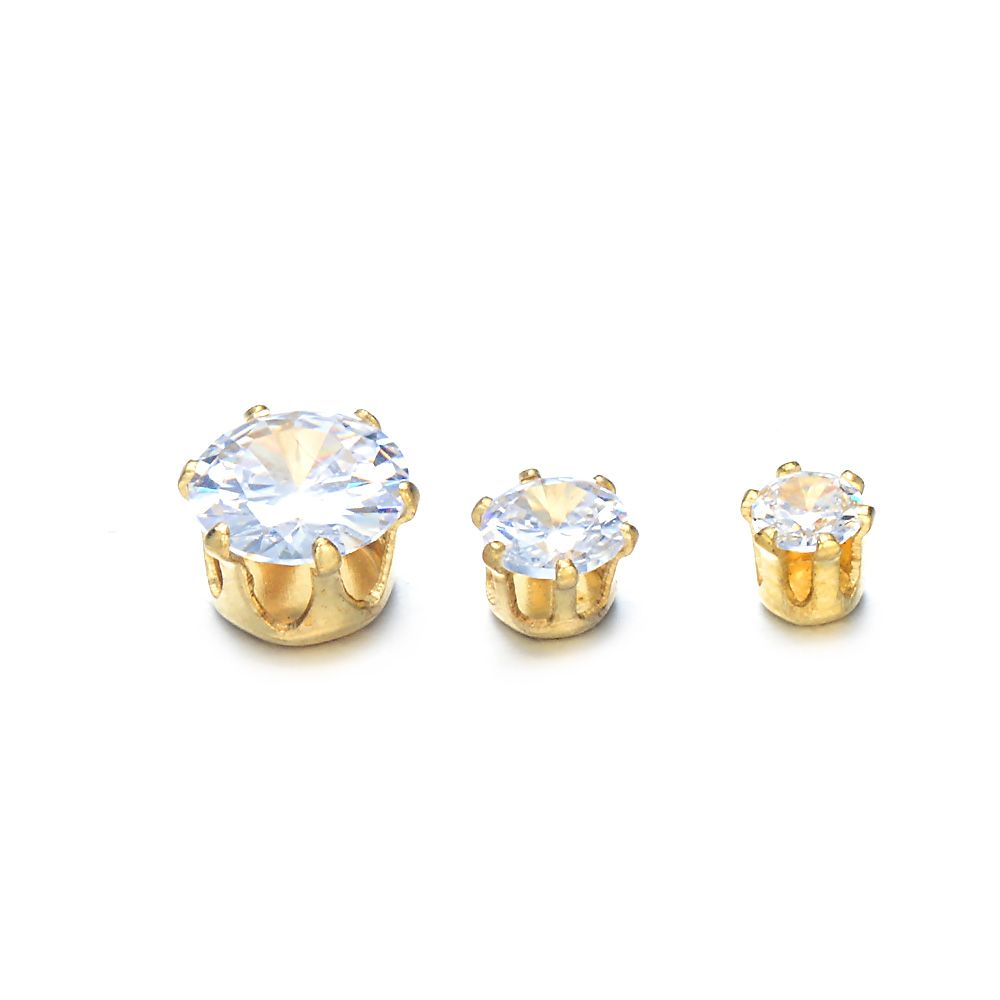 4mm round zircon