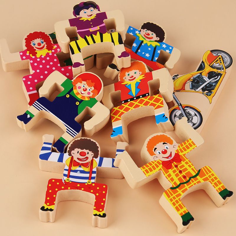 The educational balance game, the fun strongman stacking game, is highly entertaining and colorful. It helps cultivate logical thinking ability. The parent-child interactive game exercises hand-eye coordination. Early education enlightenment toys accompany you to success Specification image