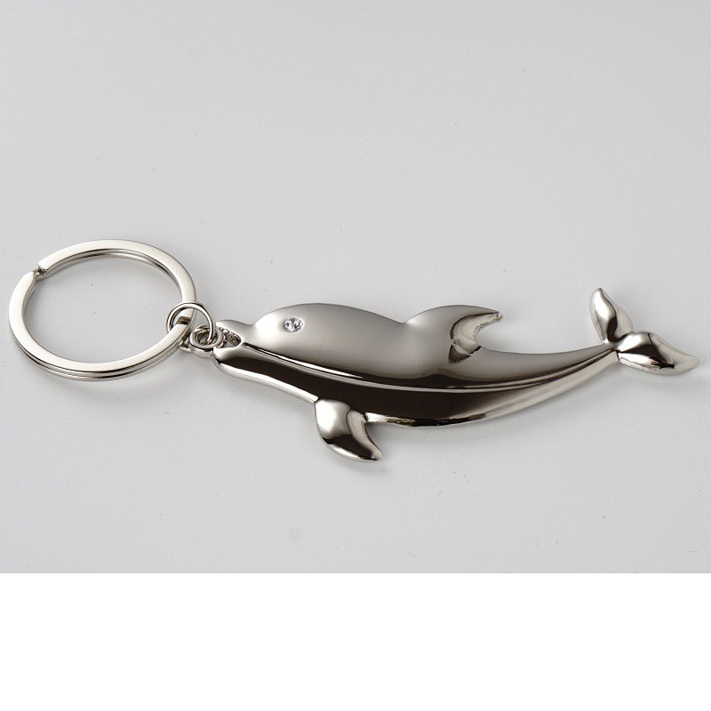 现货礼物钥匙扣镶钻海豚女朋友钥匙链圈厂家定制LOGO适用于促销品详情图16