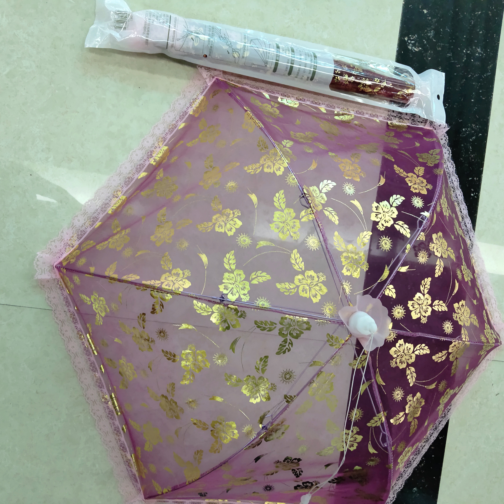 80公分压花菜罩