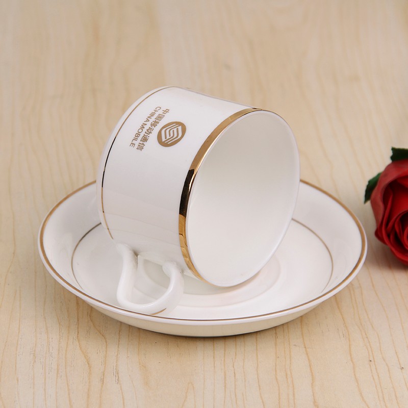 Ceramic gifts: Ceramic coffee cups and plates, bone China cups and plates, bone China cups, gift cups and plates, customizable logos, printed advertisements, cup gifts and promotional items detail image 7