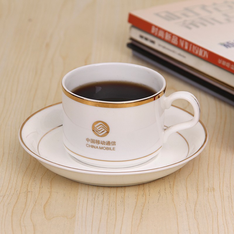 Ceramic gifts: Ceramic coffee cups and plates, bone China cups and plates, bone China cups, gift cups and plates, customizable logos, printed advertisements, cup gifts and promotional items detail image 6