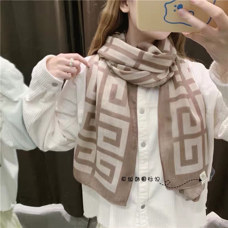 Ladies And Ladies Shawls Autumn And Winter Coats All Match Hugh Lady Retro Trendy Idle Explosive Scarf 6688132