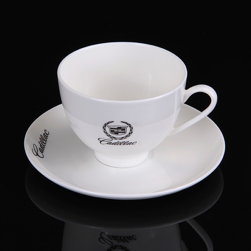Ceramic cups, bone China cups and saucers, coffee cups and saucers, single cups and water cups can be customized. Logos can be printed. Gifts and promotional items, tea cups and cups, dessert small plates, juice cups and saucers detail image 5