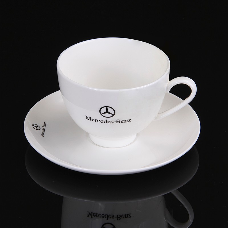 Ceramic cups, bone China cups, plate cups, water cups, customizable logo gifts, promotional items, coffee cups, European-style cups, and special for afternoon tea detail image 5