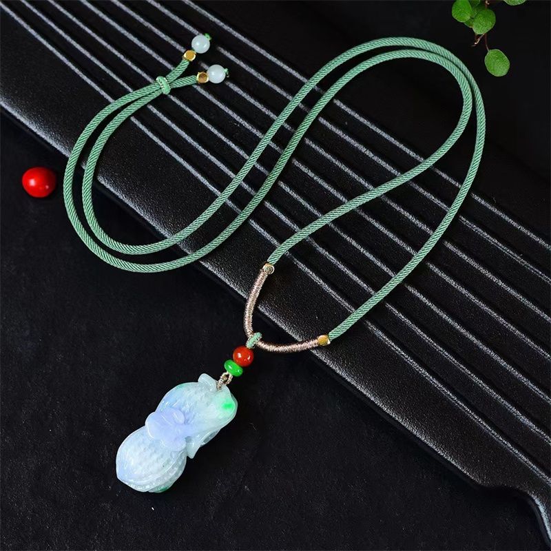 天然A货翡翠蓝水料玉石珠宝 精致款 时尚百搭 性价比超高50