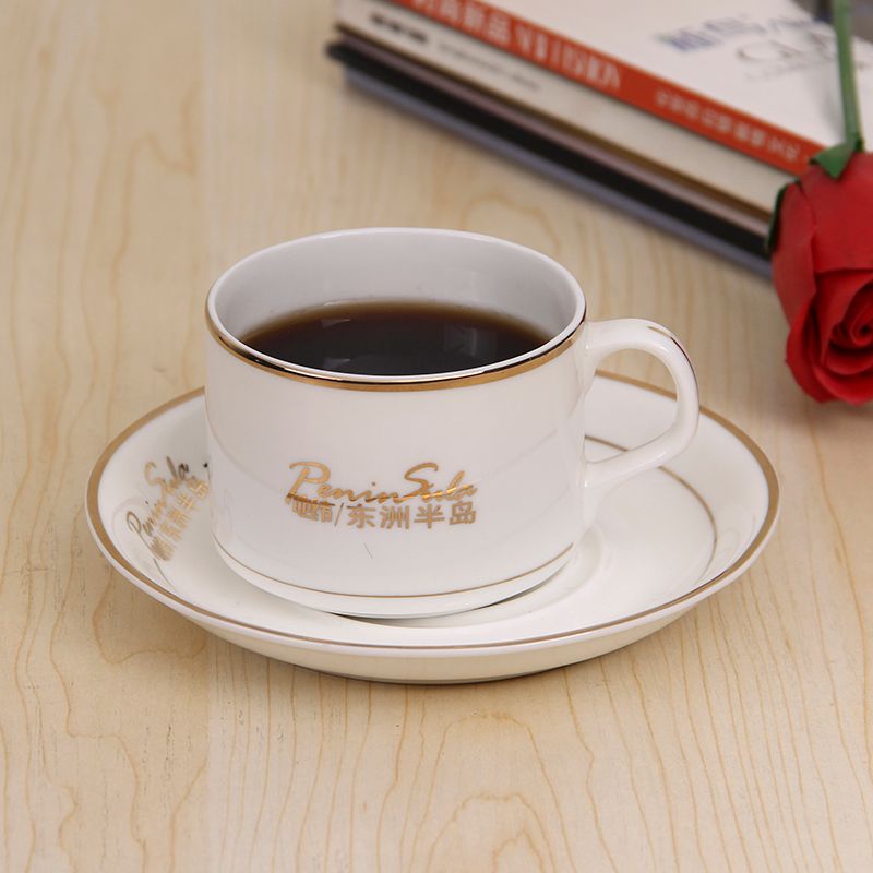 Ceramic cups, bone China coffee cups, saucers, water cups, tea cups, cutlery, customizable logo, Australian style gift cups, and gifts details Picture