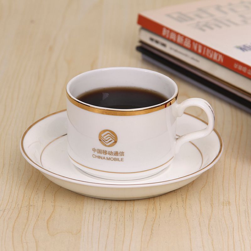 Ceramic gifts: Ceramic coffee cups and plates, bone China cups and plates, bone China cups, gift cups and plates, customizable logos, printed advertisements, cup gifts and promotional items details Picture