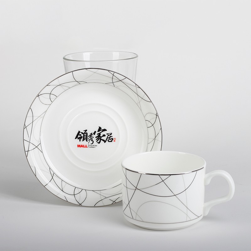 Ceramic cups, bone China coffee cups and saucers, Australian coffee sets, customizable logos and printed words, gift cups and gifts detail image 5
