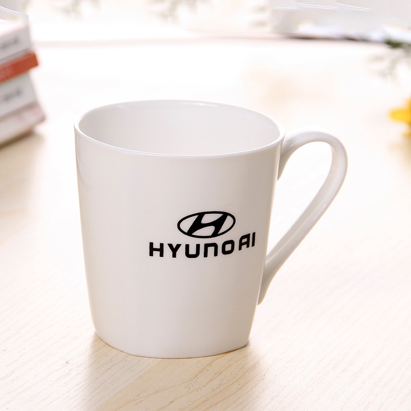 Ceramic cups, single cups, bone China cups, mugs, water cups, coffee cups, customizable logos, printed advertising cups, juice cups, soy milk cups, household cups, office portable cups detail image 3