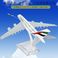 民航飞机模型金属工艺品阿联酋A380航空波音空客飞机模型摆件橱窗装饰品产品图