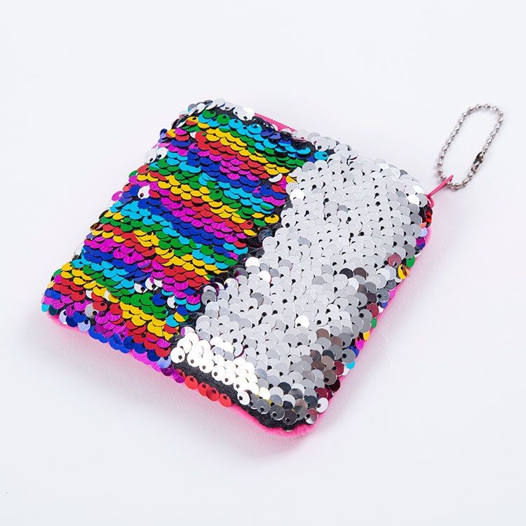 零钱包硬币包PVC钱包火烈鸟零钱包印刷火烈鸟包折角钱包皮革钱包白底实物图