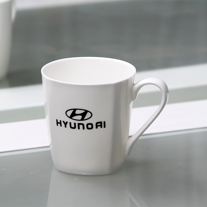 Ceramic cups, single cups, bone China cups, mugs, water cups, coffee cups, customizable logos, printed advertising cups, juice cups, soy milk cups, household cups, office portable cups detail image 4