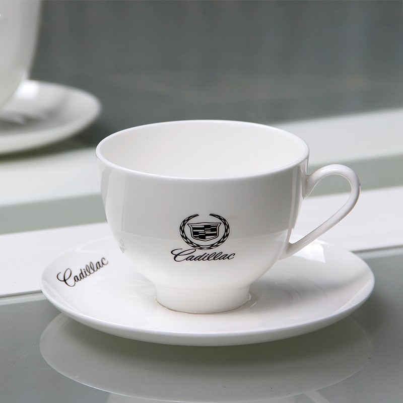 Ceramic cups, bone China cups and saucers, coffee cups and saucers, single cups and water cups can be customized. Logos can be printed. Gifts and promotional items, tea cups and cups, dessert small plates, juice cups and saucers detail image 4