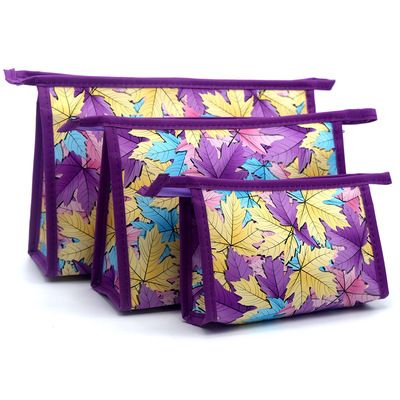 欧美风化妆包大容量洗漱包子母套装化妆袋一件三个精美时尚13