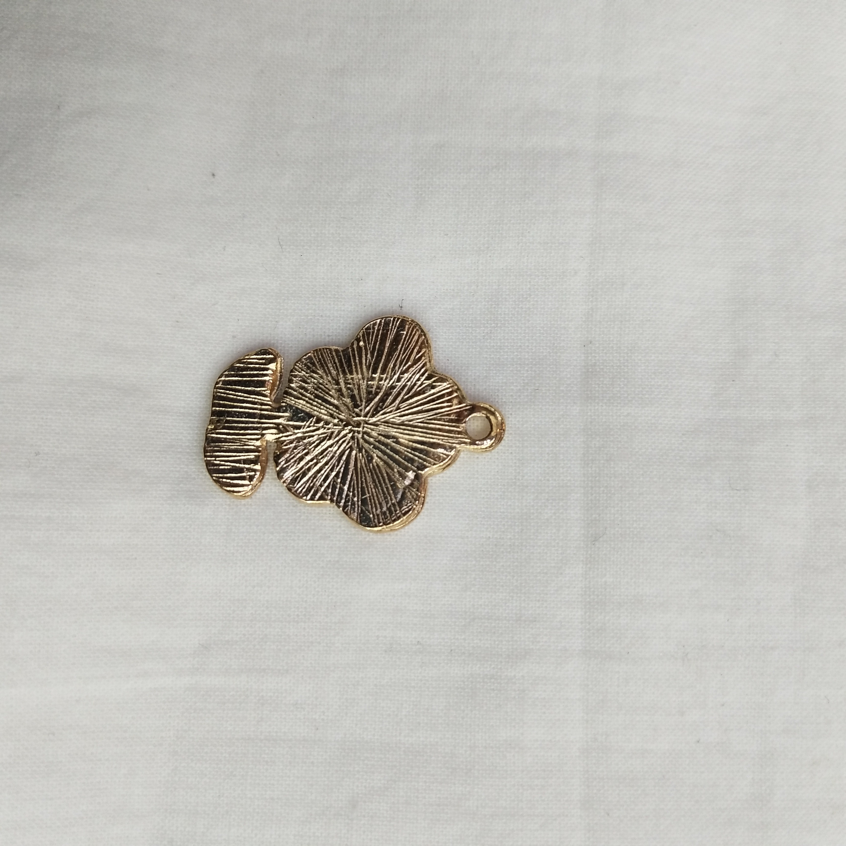 DIY handcrafted jewelry accessories: Alloy simple single oil-dripping cartoon pendant with decorative earrings (100ps per pack) oil-dripping cartoon detail image 3