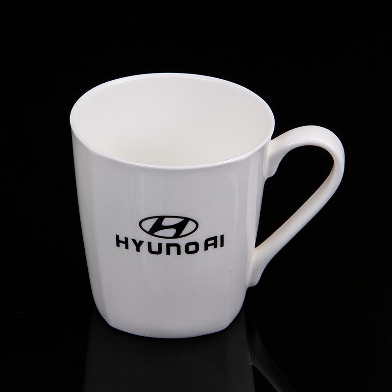 Ceramic cups, single cups, bone China cups, mugs, water cups, coffee cups, customizable logos, printed advertising cups, juice cups, soy milk cups, household cups, office portable cups detail image 5