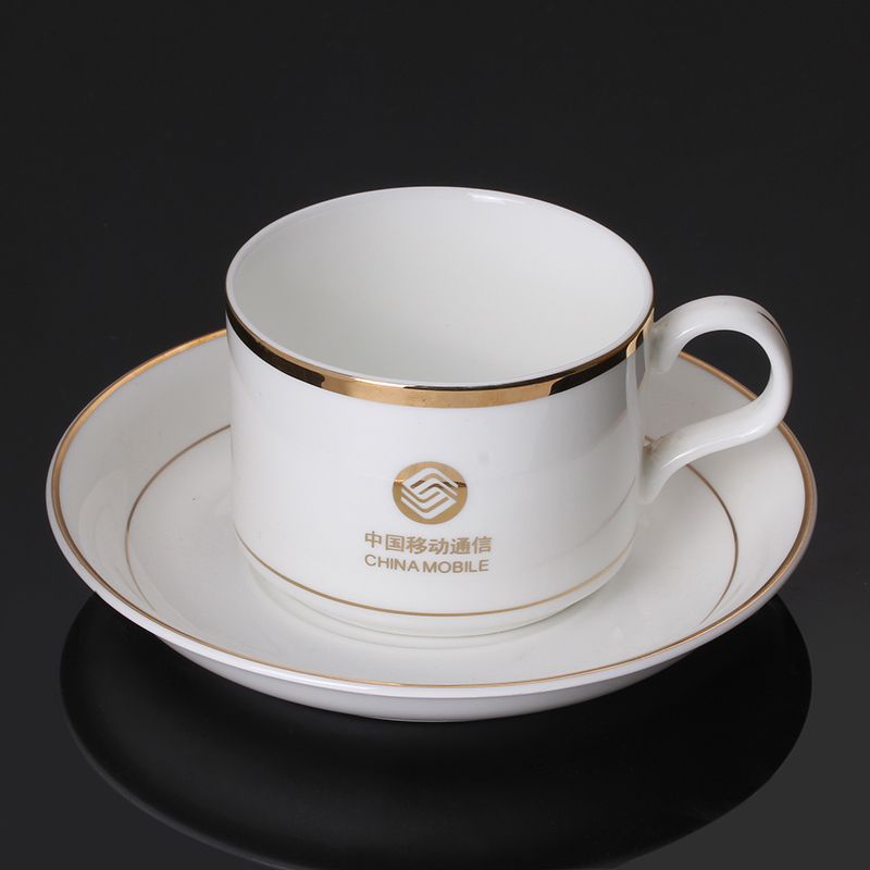 Ceramic gifts: Ceramic coffee cups and plates, bone China cups and plates, bone China cups, gift cups and plates, customizable logos, printed advertisements, cup gifts and promotional items Application Scenario