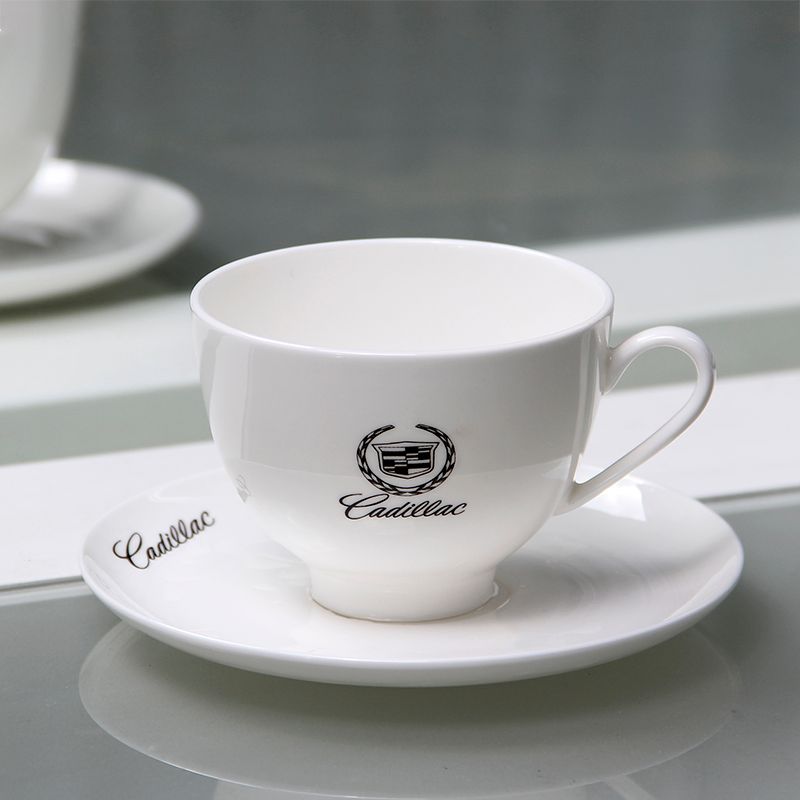 Ceramic cups, bone China cups and saucers, coffee cups and saucers, single cups and water cups can be customized. Logos can be printed. Gifts and promotional items, tea cups and cups, dessert small plates, juice cups and saucers Specification image
