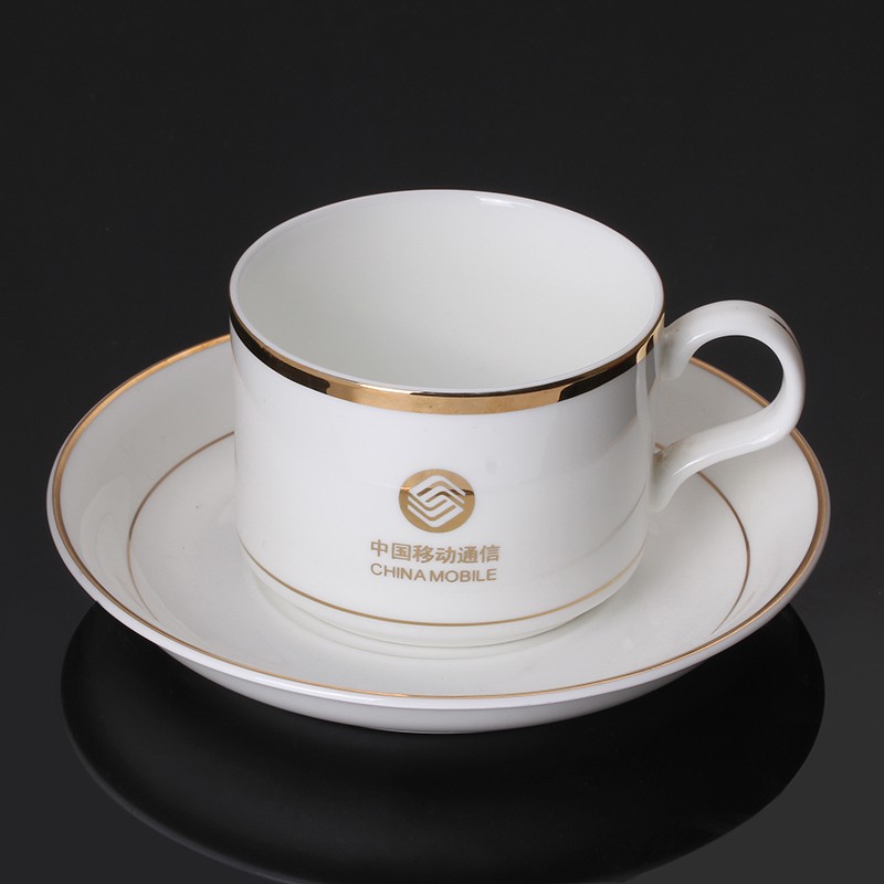 Ceramic gifts: Ceramic coffee cups and plates, bone China cups and plates, bone China cups, gift cups and plates, customizable logos, printed advertisements, cup gifts and promotional items detail image 4
