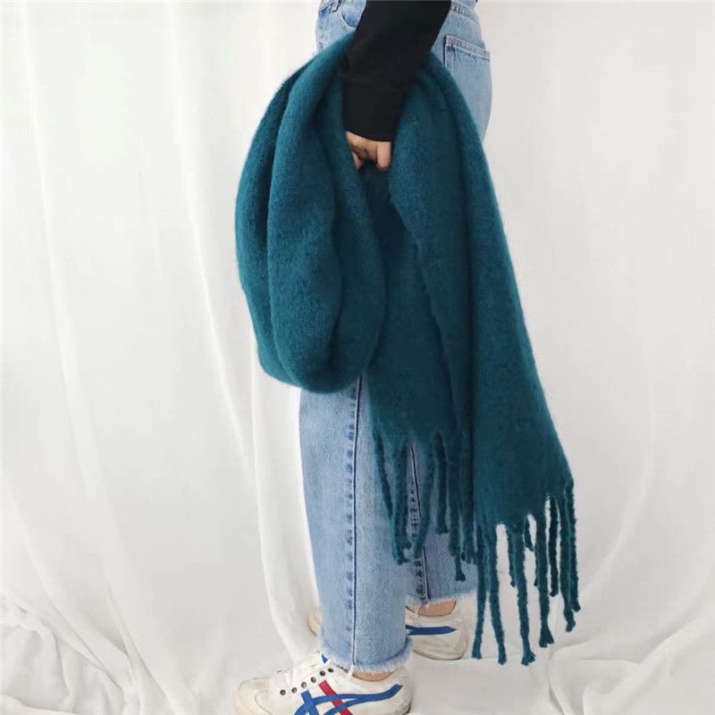 Ladies And Ladies Shawls Autumn And Winter Coats All Match Hugh Lady Retro Trendy Idle Explosive Scarf 6688103