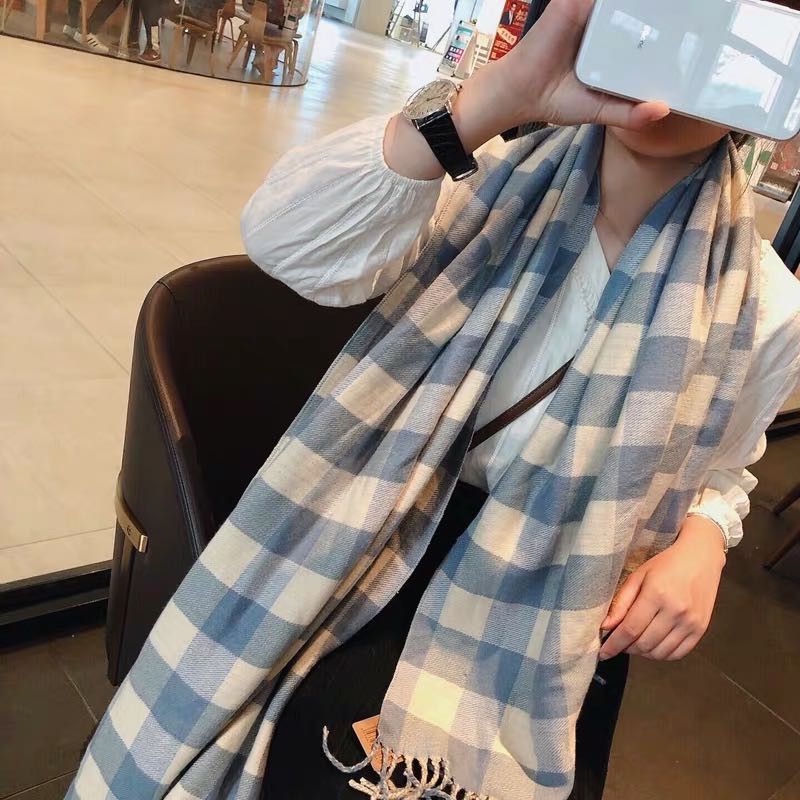 女士淑女披肩秋冬季外套百搭休淑女复古新潮闲爆款围巾6688524