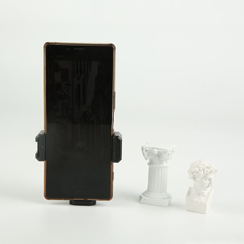 360度旋转横竖手机夹 E字夹支架 网红抖音快手直播转接自拍支架详情图7