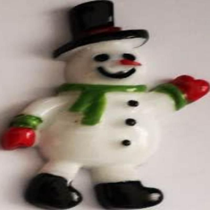 Three-dimensional cartoon decorative items, decorative glue, popular Christmas series fridge magnets, export decorative resin earrings