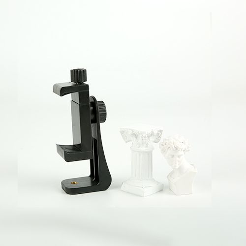 360度旋转手机夹旋钮横竖拍手机夹手机视频直播支架产品图